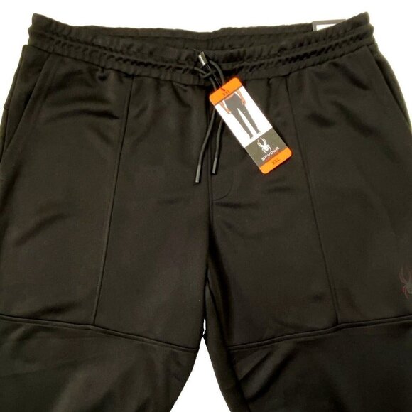 Spyder Active Pull On Jogger Pants Mens size XXL Elastic Waist Pockets Black - Picture 3 of 12